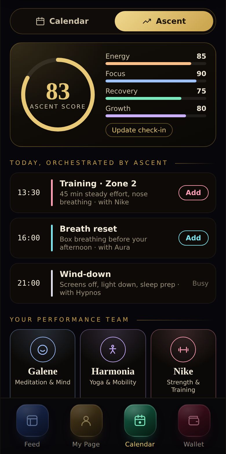 MIDAS Ascent in the app